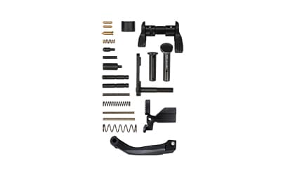 Rise Armament Premium Lower Parts Kit, Fits AR-15, Black