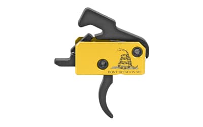 Rise Armament Super Sporting Trigger with Anti-Walk Pins, "Don't Tread On Me" Logo Edition