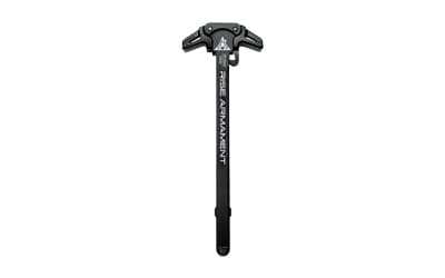 Rise Armament Ambidextrous Charging Handle, Fits AR-10, Matte Finish, Black