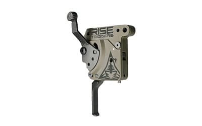 Rise Armament Reliant Pro, Single Stage Trigger, Flat, 1 to 3Lbs, Fits Remington 700, Flat Dark Earth/Black, Includes Bolt Release