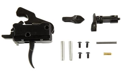 Rise Armament Super Sporting Trigger, Curved, Fits AR15, 3.5 LB Pull, Ambidextrous Safety, Matte Finish, Black