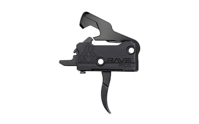 Rise Armament RAVE-PCC Trigger, Nitride Finish, Black, Includes Anti-Walk Pins
