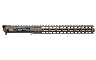 Radian Weapons Upper/Handguard Set, Cerakote Finish, Brown, Fits AR-15, Includes 15.5" MLOK Handguard, Radian Raptor-SD Charging Handle