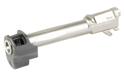 Radian Weapons RAMJET 3.7" Fluted Barrel with AFTERBURNER Muzzle Brake, 9MM, Radianite Finish, Black/Gray, INTRA-LOK Mounting System