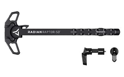 Radian Weapons Raptor-SD/Talon, Charging Handle/Safety Combo, Anodized Finish, Black