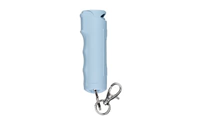 Sabre Pepper Gel, Flip Top, .54oz, UV Marking Dye, Chambray Blue, Includes Snap Clip