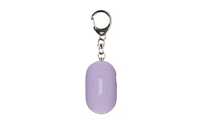 Sabre 2-in-1 Alarm, 130db, 20 Lumen LED Light, Snap Hook, Lavendar
