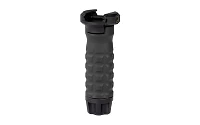 Samson Manufacturing Corp. Vertical Forend Grip, Fits Picatinny Rail, Matte Finish, Black, 3.5" Long, Grenade Texture