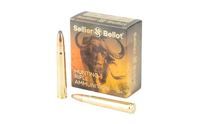Sellier & Bellot Rifle, 375 H&H Mag, 300 Grain, Soft Point, 10 Round Box