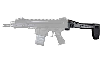 SB Tactical Bren2, Folding Pistol Stabilizing Brace, Fits CZ Bren 2, Black, Includes Adjustable Nylon Strap