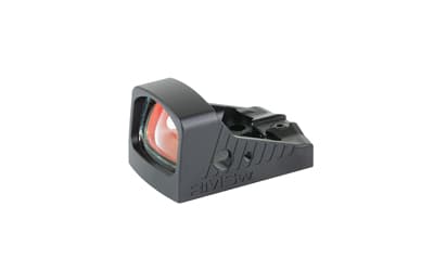 Shield Sights RMSW, Waterproof, Glass Edition, Mini Red Dot Sight, Non Magnified, Shield RMSc Footprint, 8 MOA Red Dot, Black