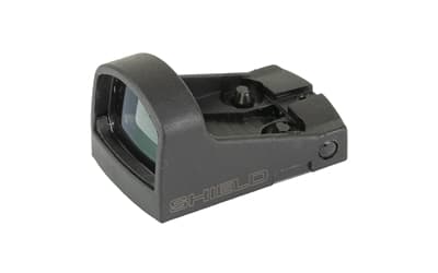 Shield Sights SMS, Mini Red Dot Sight, Non Magnified, Shield RMSc Footprint, 8 MOA Red Dot, Polymer Construction, Black