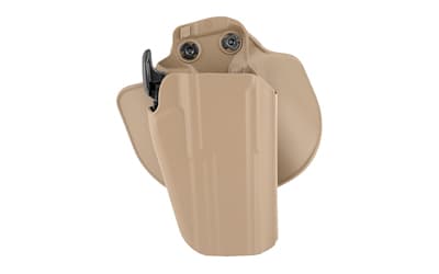 Safariland 578 GLS, Pro-Fit, Wide Frame Holster, Right Hand, Flat Dark Earth, Long Slide, Paddle & Belt Loop Combo, SafariSeven Material