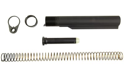 Sons of Liberty Gun Works Buffer Tube Kit, Complete Buffer Tube Assembly, Fits AR-15/M4 Rifles, Matte Finish, Black, 10-Position Buffer Tube