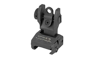 Spike's Tactical Rear Folding Sight, Black