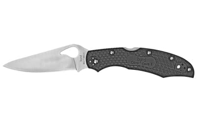 Spyderco Byrd, Cara Cara 2, 3.75" Folding Knife, Lightweight, Black