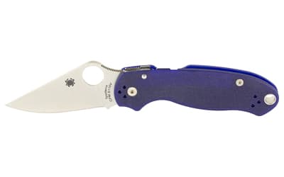 Spyderco Para 3, 2.95" Folding Knife, CPM-S45VN, Dark Blue G-10
