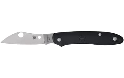 Spyderco ROADIE XL, Folding Knife, 2.74" Sheepsfoot Blade, M398 Blade Steel, 6.51" Overall Length, ClipJoint Lock, Satin Finish, Silver Blade