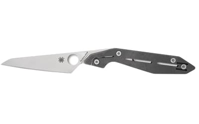 Spyderco NAND, Folding Knife, 3.19" Wharncliffe Blade, M398 Blade Steel, 7.49" Overall Length, SlipIt Lock, Satin Finish, Silver Blade