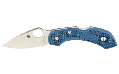 Spyderco Dragonfly 2, Folding Knife, 2.28" Drop Point Blade, 5.58" Overall Length, CPM SPY27 Blade Steel, Plain Edge, Satin Finish, Silver