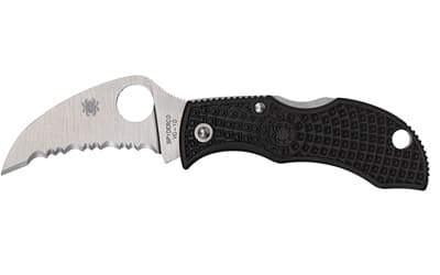 Spyderco Manbug Hawkbill, Folding Knife, 1.84" Hawkbill Blade, SpyderEdge, VG-10 Blade Steel, 4.31" Overall Length, Back Lock, Satin Finish