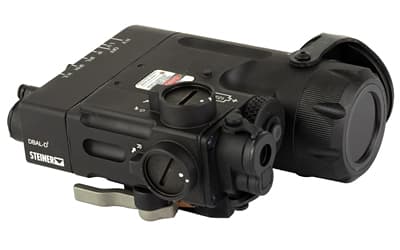 Steiner DBAL-D2, IR Light w/laser, Fits Picatinny, Co-Aligned Green and IR Laser, IR LED Illuminator, Black