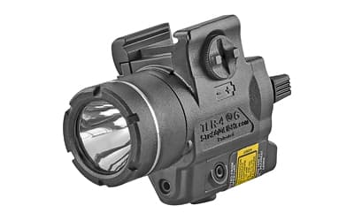 Streamlight TLR-4 Tactical Light with Laser, 160 Lumens, Fits Picatinny, Black with Green Laser