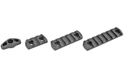 San Tan Tactical Picatinny Rail, 4 Piece Kit, Fits M-LOK, Black