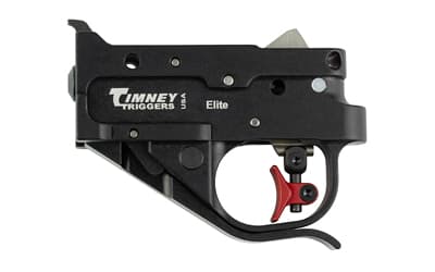 Timney Triggers Ruger 10/22 Calvin Elite Trigger, One Piece Complete Trigger Assembly With Four Shoes Included (Curved, Flat, Heeled and Knurled)