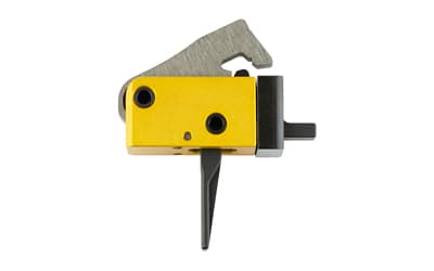 Timney Triggers Trigger, 3LB Pull Weight, Straight Shoe, Fits AR PCC, Not Adjustable, Black Finish