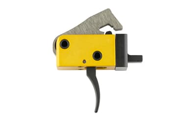 Timney Triggers Trigger, 3LB Pull Weight, Curved Shoe, Fits AR PCC, Not Adjustable, Black Finish