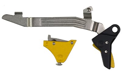 Timney Triggers Timney Triggers, Alpha Competition Trigger, Anodized Finish, Gold, Fits GLOCK Gen 5 - G17, G19, G34
