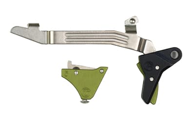 Timney Triggers Timney Triggers, Alpha Competition Trigger, Anodized Finish, Green, Fits GLOCK Gen 5 - G17, G19, G34