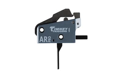 Timney Triggers AR PRO, 2 Stage, Drop In Trigger, Fits Milspec AR15, Anodized 6061 Aluminum Housing, Black Oxide Finish on Trigger Shoe