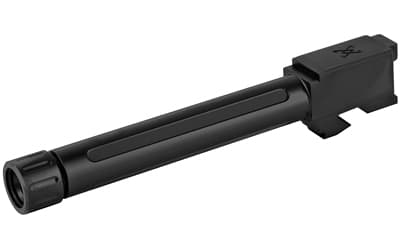 True Precision Barrel, 9MM, Black, Thread Protector, Threaded, Fits Glock 17, Nitride