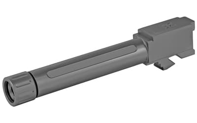 True Precision Barrel, 9MM, Black DLC, Threaded, Fits Glock 19