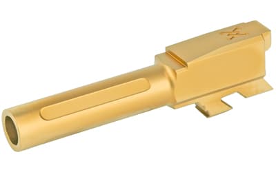 True Precision Barrel, 9MM, Gold Titanium Nitride, Fits Glock 43/43X