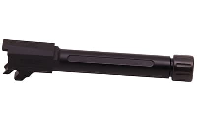 True Precision Barrel, 9MM, Fits P365 Fuse, Nitride Finish, Black, Threaded Barrel, 1/2X28 Thread Pitch