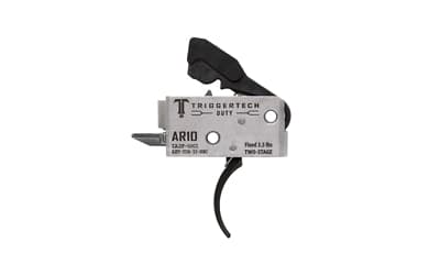 TriggerTech Duty, Curved Trigger, Two Stage, 3.5LB Pull, Fits AR-10, Anodized Finish, Black