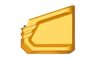Tyrant CNC +6/5 Mag Extension, Matte Finish, Gold, Fits Glock 17/19X/22/34/35/45