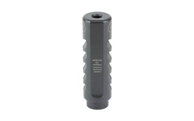 Ultradyne USA Apollo S Compensator Muzzle Brake with Timing Nut AR-10 6.5, 5/8X24 Thread, .975 Outside Diameter, Steel Nitride Finish