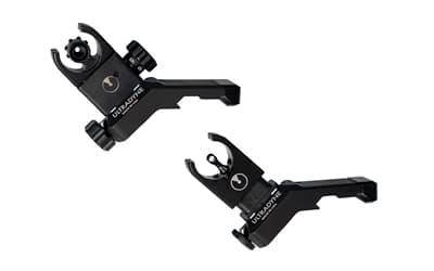 Ultradyne USA C4 Front and Rear Sight Combo, For 223 Remington/5.56 NATO, Fits Picatinny, Black