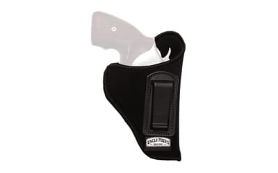 Uncle Mike's Inside The Pant Holster, Size 2, Fits Medium Revolver With 4" Barrel, Right Hand, Black