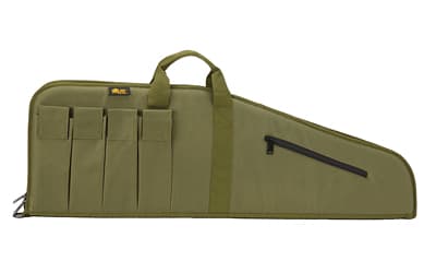 US PeaceKeeper Modern Sporting Rifle Case, 45", 600 Denier Water Resistant Fabric Construction, Olive Drab Green