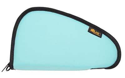 US PeaceKeeper Pistol Case, 11"x6", 600 Denier Polyester, Robin's Egg Blue