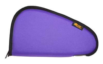 US PeaceKeeper Pistol Case, 11"x6", 600 Denier Polyester, Purple