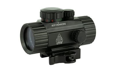 Leapers, Inc. - UTG Instant Target Aiming Sight, 3.8", 38mm, Black, Red/Green Circle Dot, w/Integral QD Mount