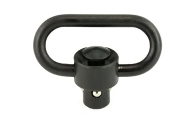 Leapers, Inc. - UTG Sling Swivel, 1.38", Push Button Quick Detach, Black