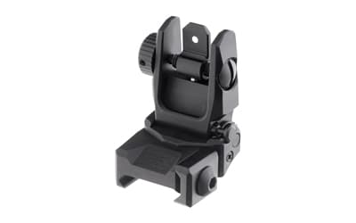 Leapers, Inc. - UTG Rear Flip-Up Sight, Fits Picatinny Rail, Anodized Finish, Black