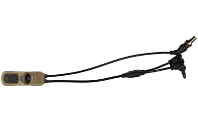 Unity Tactical AXON, Dual Button Remote Switch for Surefire/DBAL Laser, Sync Model, Fits Picatinny, Matte Finish, Flat Dark Earth